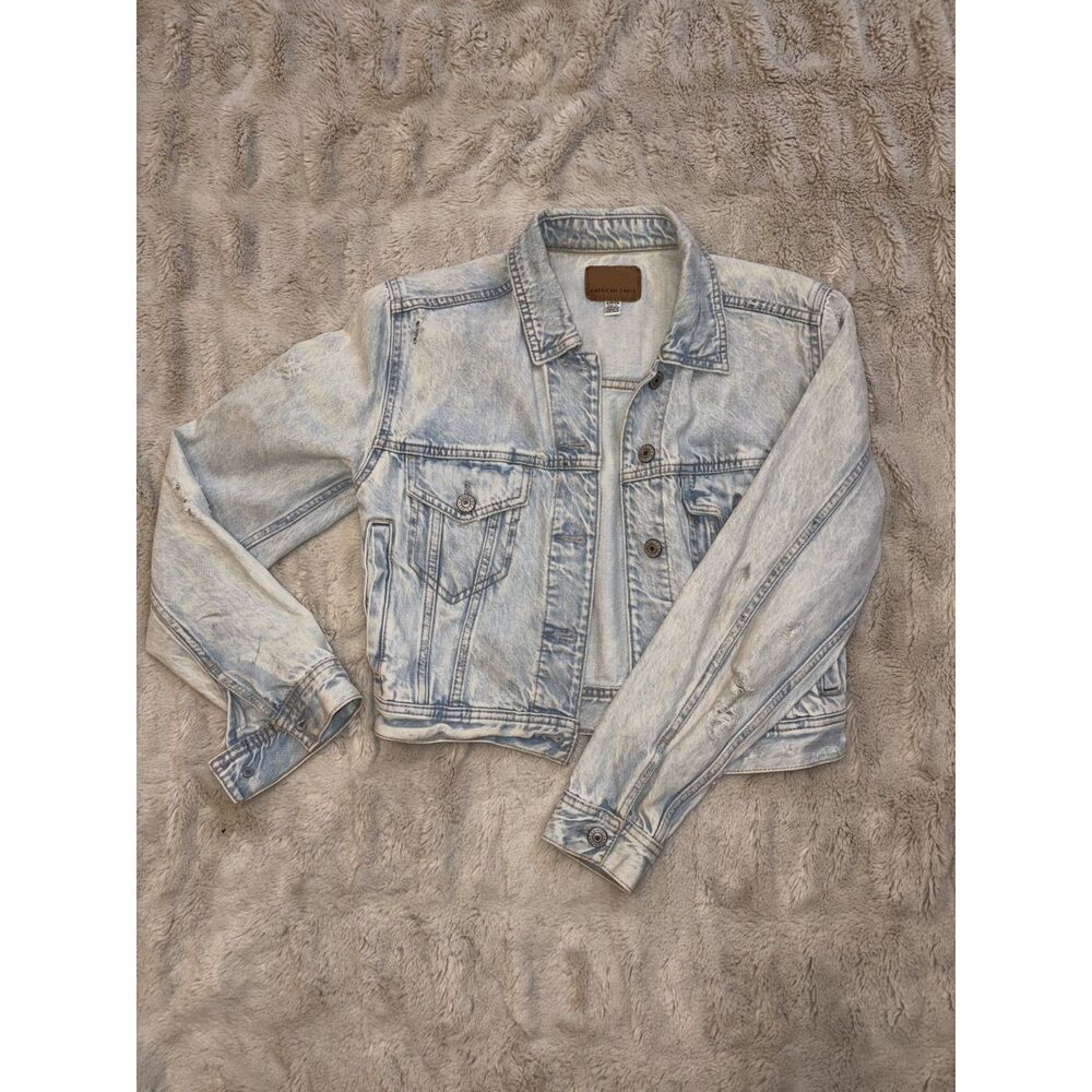 American Eagle Distressed Jean Jacket